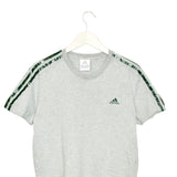 Vintage Adidas t-shirt top blouse tee in grey