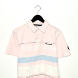Vintage Reebok polo shirt t-shirt pullover in pink