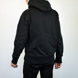 Vintage Woolrich zip up hoodie jumper sweater pullover sweatshirt in black