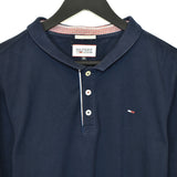 Vintage Tommy Hilfiger long sleeve polo shirt t-shirt pullover in navy blue