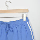 Vintage Adidas shorts trousers joggers bottoms pants in light blue