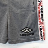 Vintage Umbro shorts joggers trousers track pants bottoms in grey