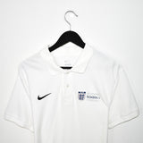 Vintage Nike polo shirt tee blouse top in white