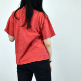 Vintage Reebok t-shirt top blouse tee in red