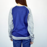 Vintage Champion sweatshirt jumper sweater pullover hoodie in blue and gray