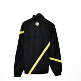 Vintage Nike AVFC zip up tracksuit track jacket trackie sweater windbreaker jumper sweatshirt pullover long sleeve in black and yellow