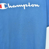 Vintage Champion t-shirt top blouse tee in cyan