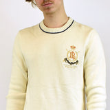 Vintage Ralph Lauren sweater pullover jumper in white
