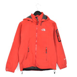 Vintage The North face winter coat puffer jacket track fleece longsleeve tee pullover windbreaker sweatshirt in red
