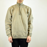 Vintage Champion half zip turtleneck sweatshirt jumper sweater pullover hoodie in beige
