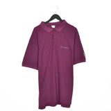 Vintage Sergio Tacchini polo shirt top blouse tee in maroon