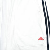Vintage Adidas shorts track pants trousers bottoms pants trousers in white