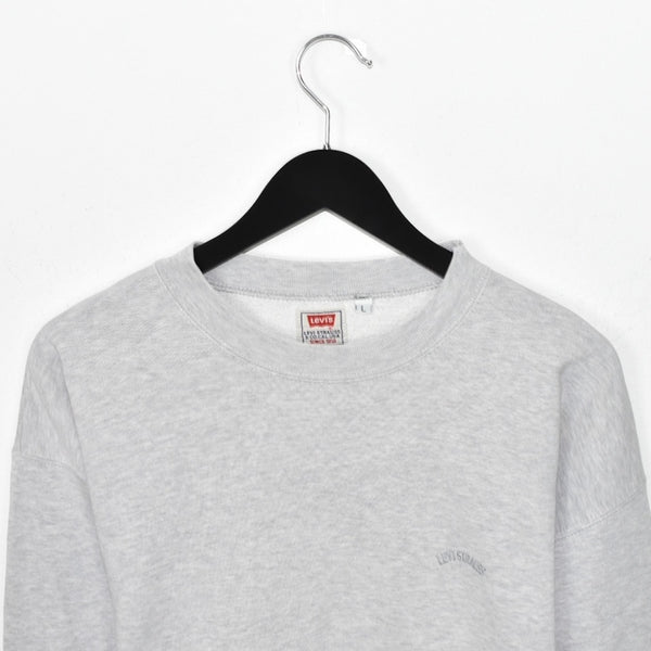 Vintage Levi’s sweatshirt longsleeve tee pullover jumper in light grey
