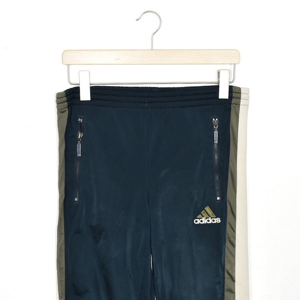 Vintage velvet Adidas joggers trousers pants bottoms in blue