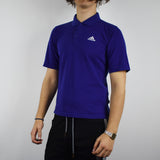 Vintage adidas polo shirt tee blouse top tee in dark blue