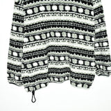 Vintage adjustable turtleneck jumper longsleeve tee pullover sweatshirt in grey