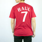 Vintage Adidas t-shirt top blouse tee in red