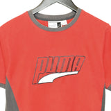 Vintage Puma t-shirt top blouse tee in red and dark grey