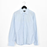 Vintage Valentino button down formal shirt long sleeve blouse top in light blue