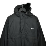 Vintage Carhartt pullover windbreaker tracksuit track jacket trackie sweater jumper sweatshirt pullover long sleeve in black