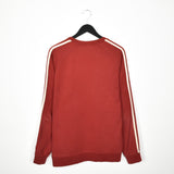 Vintage Adidas sweatshirt longsleeve tee pullover jumper in red and white