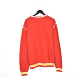 Vintage Asics Kayano hoodie pullover sweatshirt top jumper in red