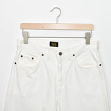 Vintage Lee jeans trousers joggers bottoms pants in white