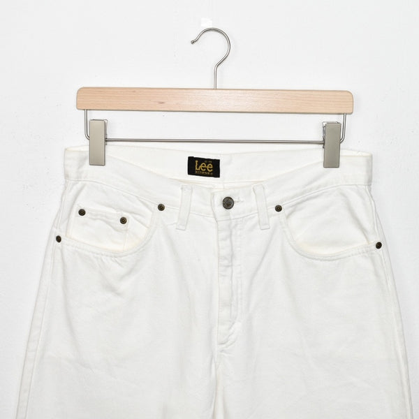 Vintage Lee jeans trousers joggers bottoms pants in white
