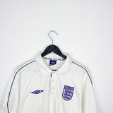 Vintage Umbro polo shirt tee blouse top in white