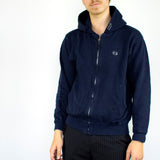 Vintage Champion full zip hoodie sweatshirt jumper sweater pullover in black