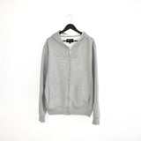 Vintage Fila hoodie zip up jacket jumper sweatshirt sweater pullover fleece in grey