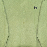 Vintage Chaps v neck sweater thin material longsleeve tee pullover sweatshirt in dark green