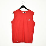 Vintage Puma sleeveless t-shirt top blouse tee in eed