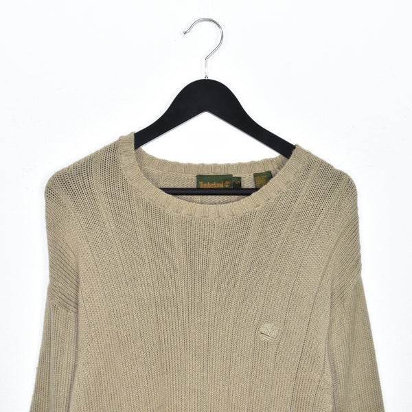 Vintage Timberland jumper pullover sweatshirt top in light brown