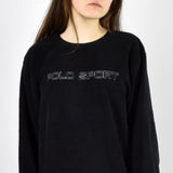 Vintage Polo Sport soft material sweatshirt jumper sweater pullover hoodie in black