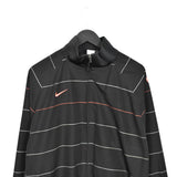 Vintage Nike windbreaker zip up tracksuit track jacket trackie sweater jumper sweatshirt pullover long sleeve in black