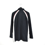 Vintage Adidas zip up jacket fleece jumper tracksuit track windbreaker longsleeve tee pullover in black, red and white.