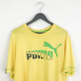 Vintage Puma t-shirt tee blouse top in yellow