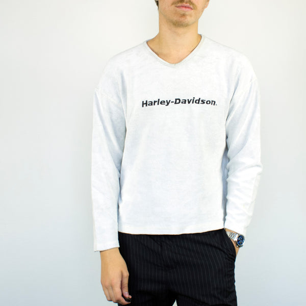 Vintage Harley Davidson sweatshirt jumper sweater pullover hoodie in white