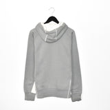 Vintage Puma hoodie pullover sweatshirt windbreaker fleece track jacket in grey