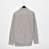 Vintage Tommy Hilfiger formal button up shirt long sleeve top in white and brown stripes