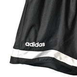 Vintage Adidas shorts joggers trousers track pants bottoms in black and white