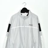 Vintage Reebok windbreaker tracksuit fleece longsleeve tee pullover sweatshirt jumper in grey black white