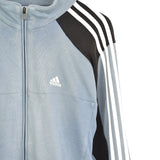 Vintage Adidas zip up jacket tracksuit track windbreaker longsleeve tee pullover jumper in grey, black and white