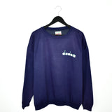 Vintage Diadora sweatshirt pullover jumper hoodie in purple
