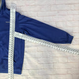 Reebok hoodie sweater sweatshirt jumper in blue, shinny material
