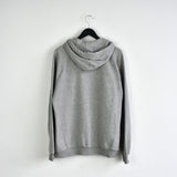 Vintage Adidas hoodie pullover sweatshirt windbreaker fleece track jacket jumper in black and grey