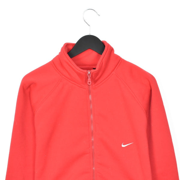 Vintage Nike zip up track jacket windbreaker sweatshirt longsleeve tee pullover jumper in red