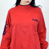 Vintage Chiemsee sweatshirt jumper sweater pullover hoodie in red