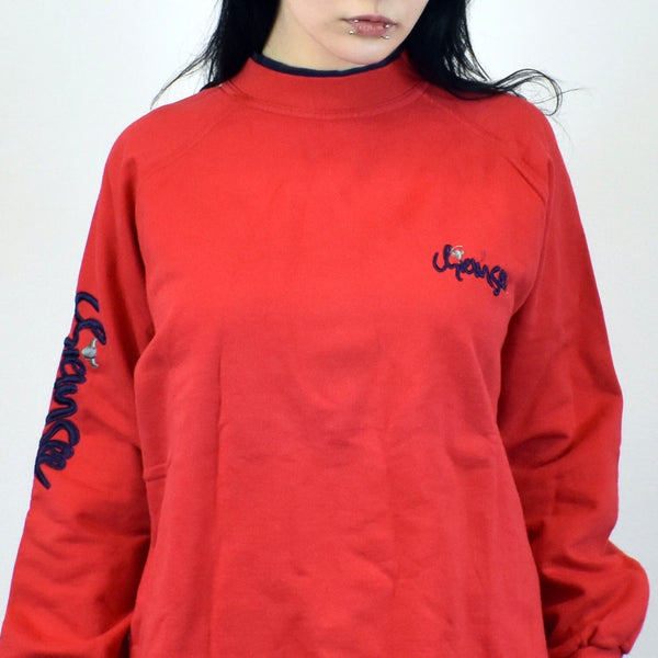 Vintage Chiemsee sweatshirt jumper sweater pullover hoodie in red